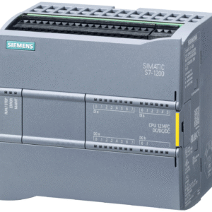 Siemens SIMATIC S7-1200 PLC installed in an industrial automation control cabinet for smart factory applications