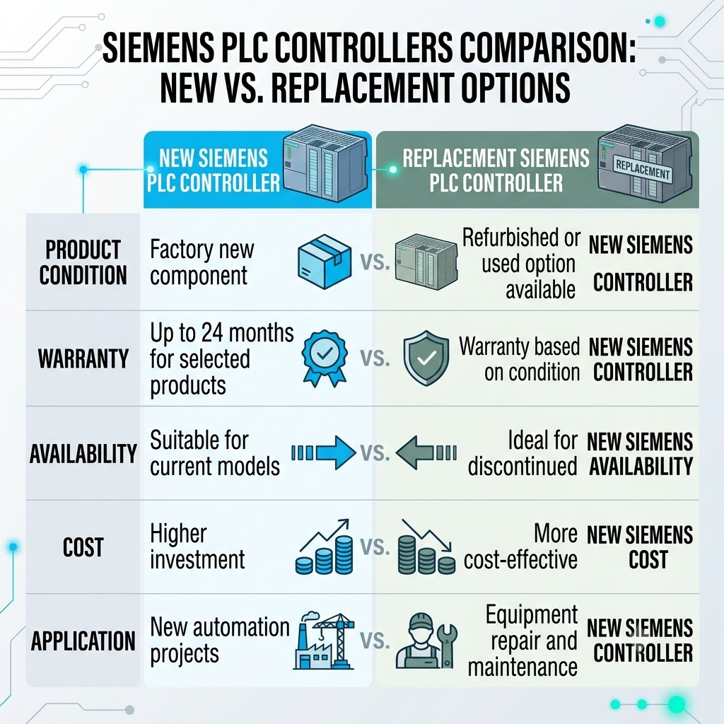 Siemens PLC replacement parts