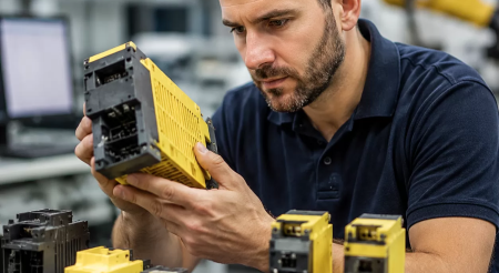 Learn how to spot counterfeit Fanuc parts with our comprehensive buyer's checklist. Verify authenticity and protect your CNC and robot operations today.
