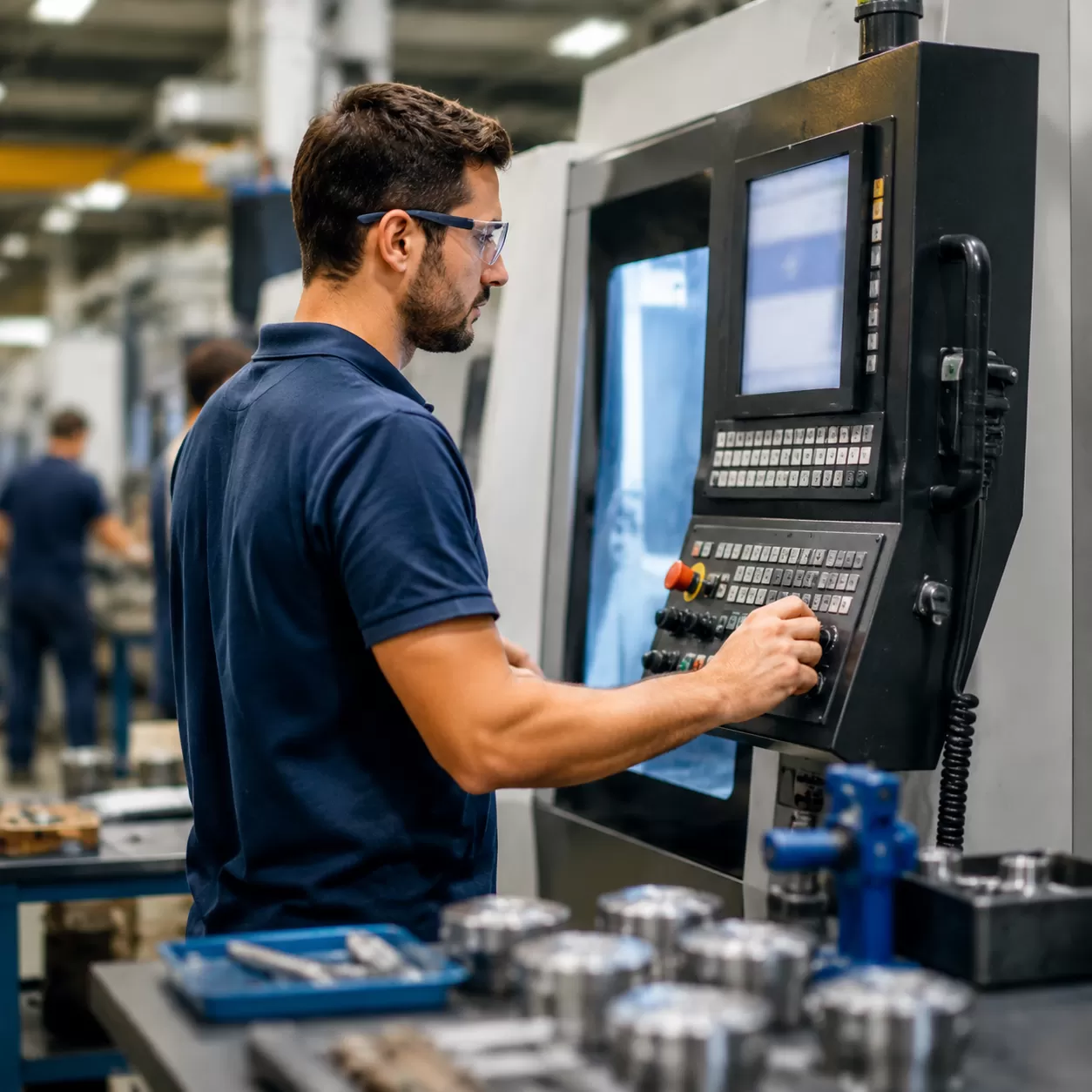 Learn how to calculate OEE for CNC shops with seven key metrics to improve productivity, reduce downtime, and optimize manufacturing performance.